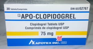 APO-Clopidogrel tablets for heart attack and stroke prevention