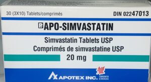 APO-Simvastatin tablets for cholesterol and heart health