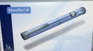 NovoPen 4 reusable insulin pen for diabetes injections