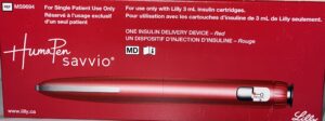HumaPen Savvio reusable insulin pen for diabetes