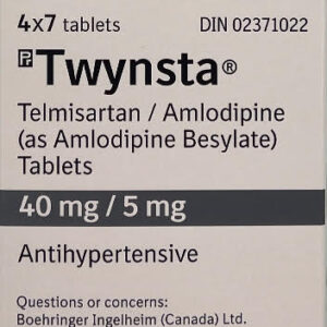 Twynsta telmisartan/amlodipine tablets for hypertension relief