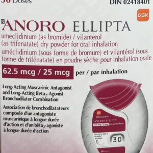 Anoro Ellipta umeclidinium/vilanterol inhaler for COPD management
