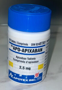 APO-Apixaban tablets for stroke and clot prevention