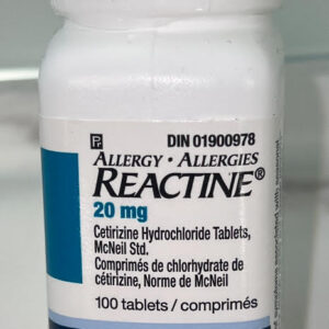 Reactine cetirizine tablets for allergy and hives relief