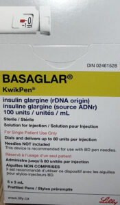 Basaglar KwikPen insulin glargine for diabetes management