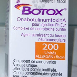 Botox onabotulinumtoxinA vial for wrinkle reduction and migraine relief