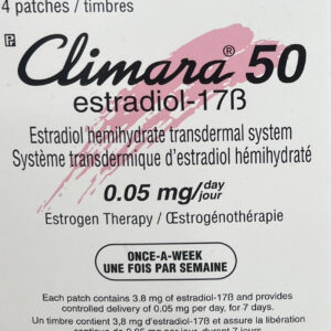 Climara estradiol patch for menopausal symptom relief