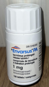 Envarsus XR tacrolimus tablets for kidney transplant rejection prevention