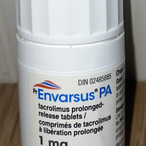 Envarsus XR tacrolimus tablets for kidney transplant rejection prevention