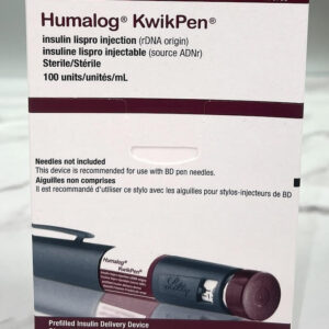 Humalog insulin pen for diabetes management