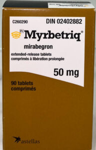Myrbetriq mirabegron tablets for overactive bladder relief
