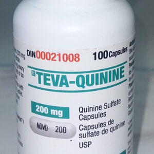 Teva-Quinine sulfate capsules for malaria and leg cramps