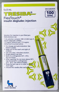 Tresiba insulin degludec FlexTouch pen for diabetes management