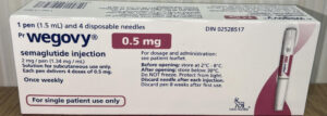 Wegovy semaglutide 0.5 mg injection pen for weight loss and diabetes