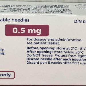 Wegovy semaglutide 0.5 mg injection pen for weight loss and diabetes