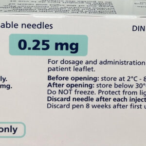 Wegovy 0.25 mg injection pen for weight loss and diabetes