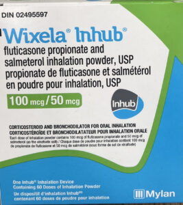 Wixela Inhub fluticasone/salmeterol inhaler for asthma and COPD