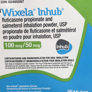 Wixela Inhub fluticasone/salmeterol inhaler for asthma and COPD